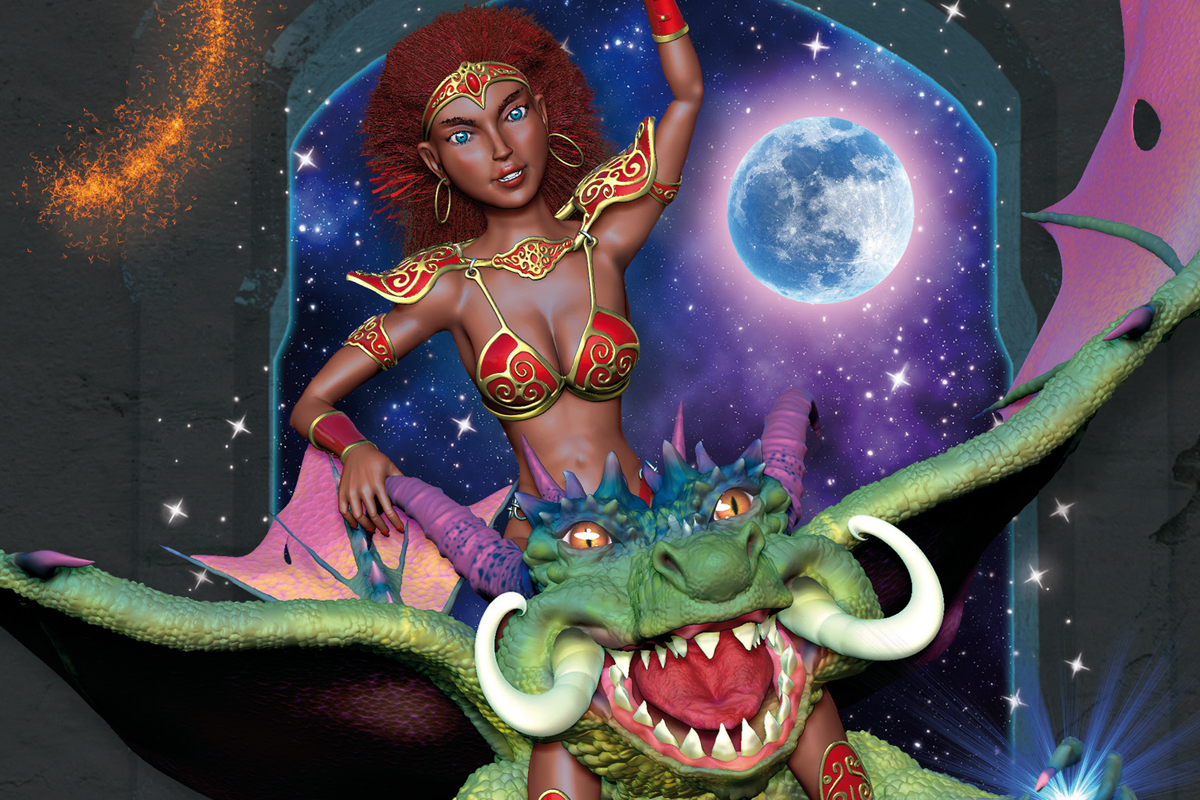         Character design  Prinses and Dragon    